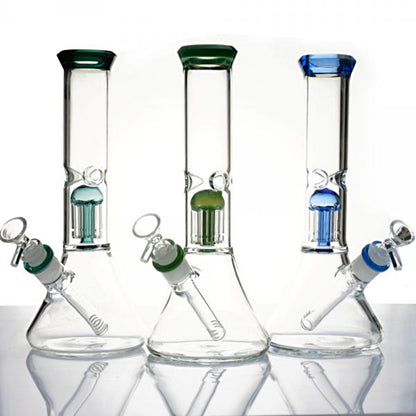 11" Beaker w/ Tree Perc - Assorted Colors [WP-G-171B]