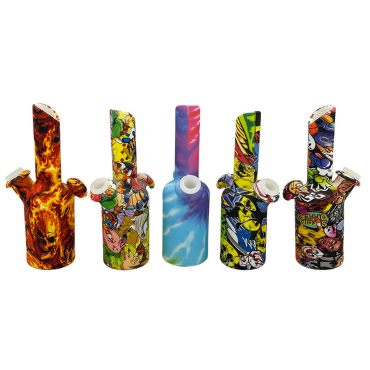 8"  Bottle Shape - Assorted Prints [WP-S-180]
