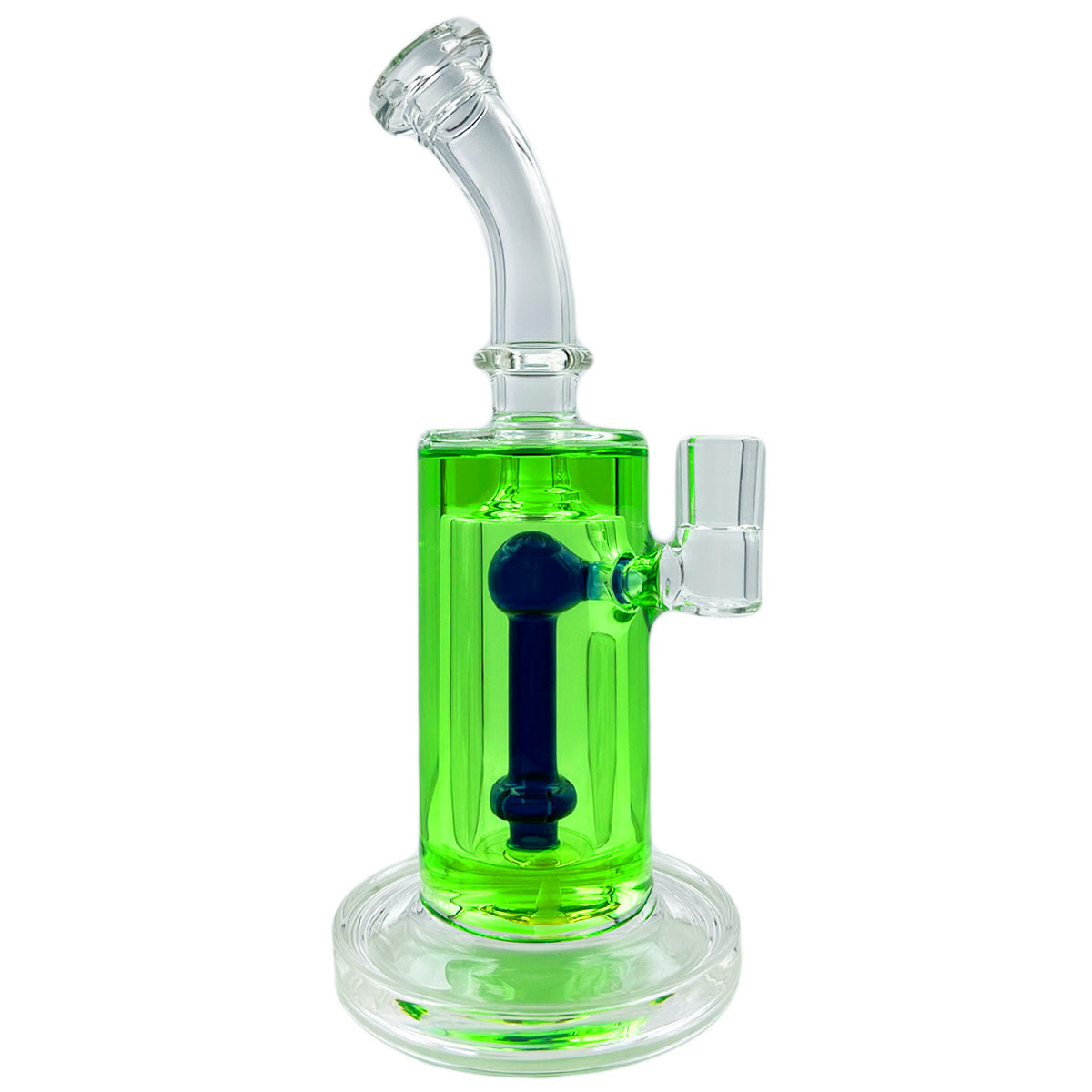 9.5" Banger Hanger w/ Freezable Glycerin & Disc Perc - Assorted Colors [WP-G-196]
