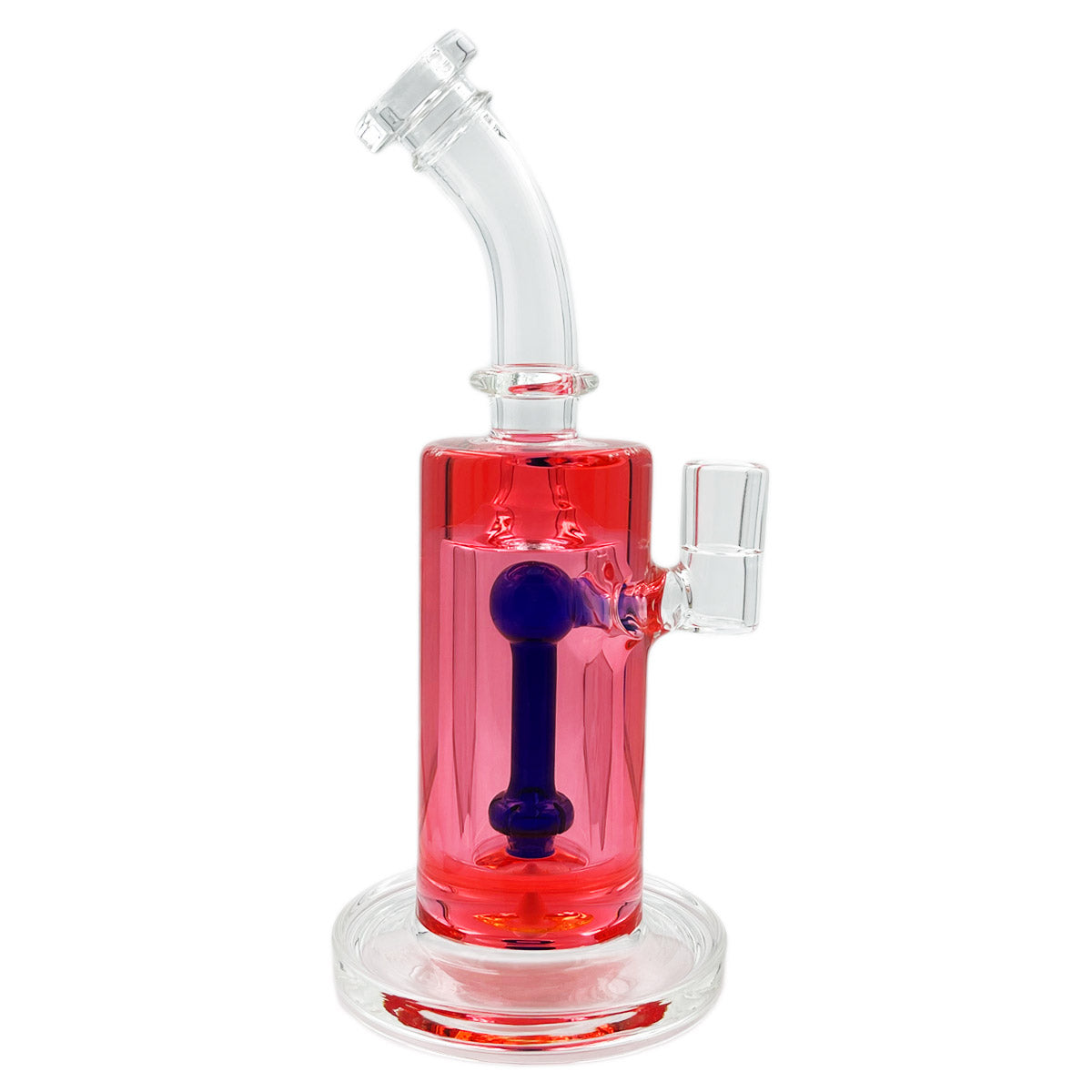 9.5" Banger Hanger w/ Freezable Glycerin & Disc Perc - Assorted Colors [WP-G-196]