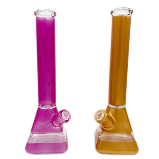 14" 7mm Beaker w/ Pyramid Base -Assorted Colors [WP-G-205]