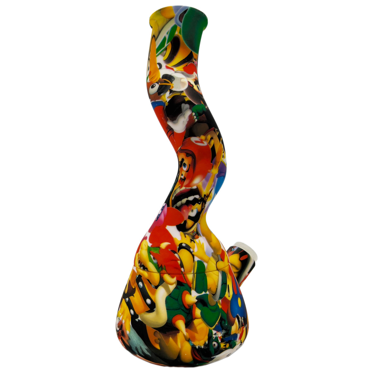 10.5" Wavy Beaker - Assorted Prints [WP-S-96B]